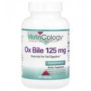 Nutricology, жовч великої рогатої худоби, 125 мг, 180 капсул Vegicaps